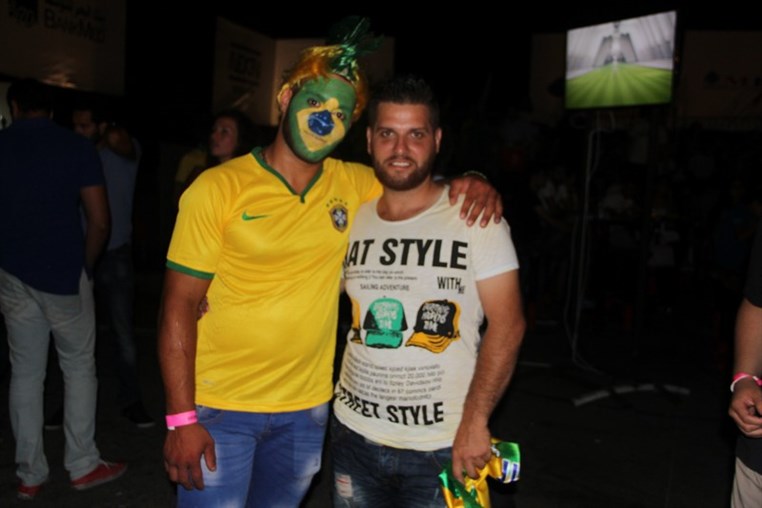 Brazil VS Cameroon at Beirut Fan Park